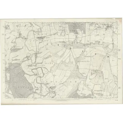 1875 Map of Sussex L, 1879 Print