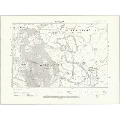 1909 Map of Sussex L.SW, 1914 Print