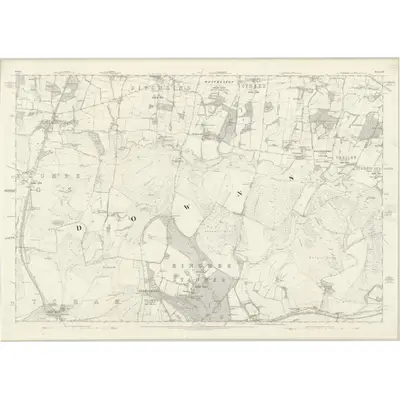 1874 Map of Sussex LIII, 1879 Print