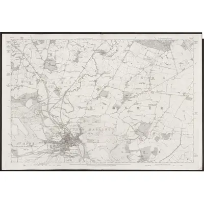 1873 Map of Sussex LIV, 1878 Print