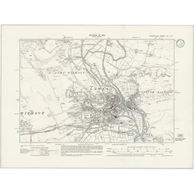 1930 Map of Sussex LIV.SW