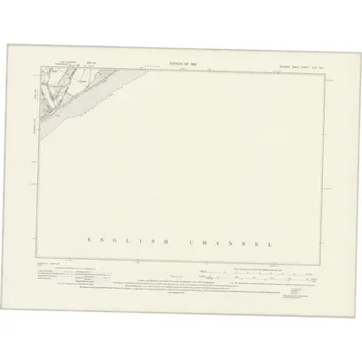 1927 Map of Sussex LIX.NE, 1931 Print