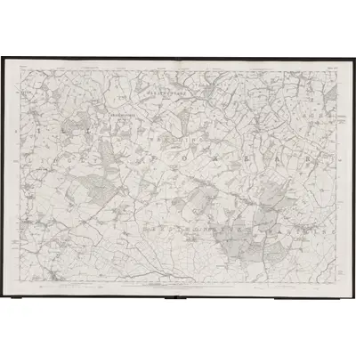 1874 Map of Sussex LVI, 1878 Print
