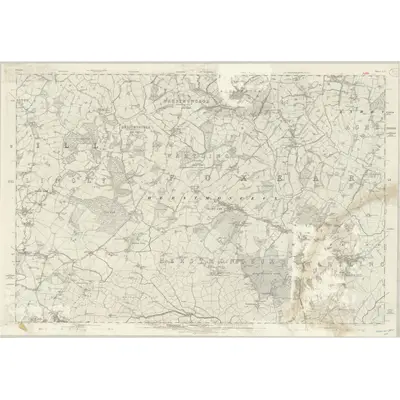 1874 Map of Sussex LVI, 1878 Print