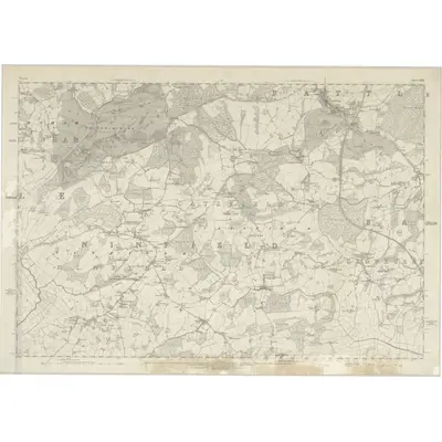 1873 Map of Sussex LVII, 1878 Print