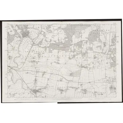1875 Map of Sussex LXIII, 1879 Print