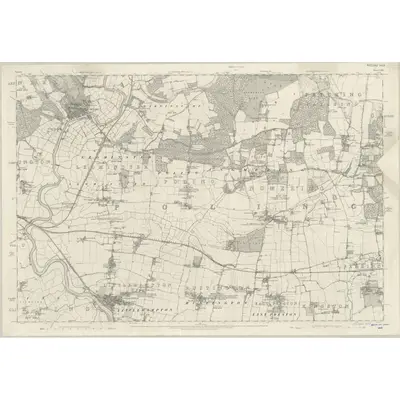 1875 Map of Sussex LXIII, 1879 Print