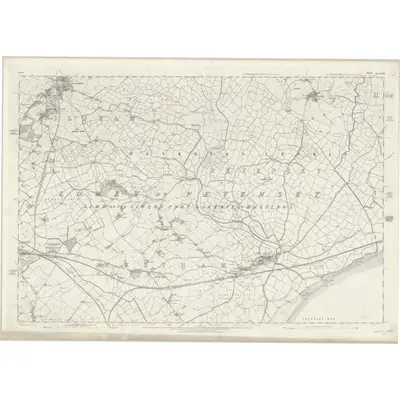 1875 Map of Sussex LXIX, 1879 Print