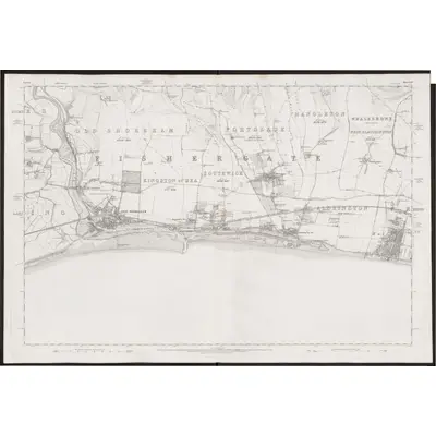1873 Map of Sussex LXV, 1879 Print