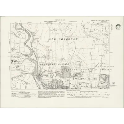 1931 Map of Sussex LXV.NW