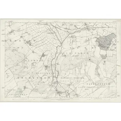 1873 Map of Sussex LXVII, 1879 Print
