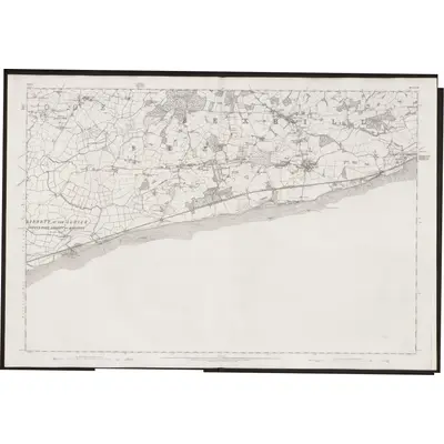 1873 Map of Sussex LXX, 1878 Print