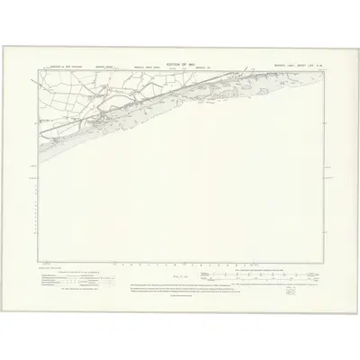 1908 Map of Sussex LXX.SW, 1910 Print