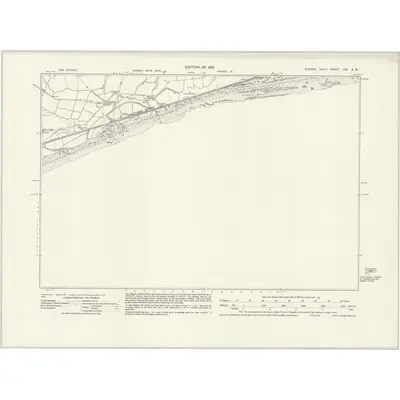 1929 Map of Sussex LXX.SW, 1931 Print