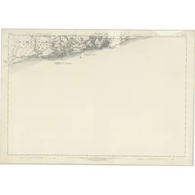 1873 Map of Sussex LXXI, 1878 Print