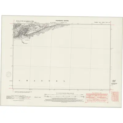 1938 Map of Sussex LXXI.NE, 1947 Print