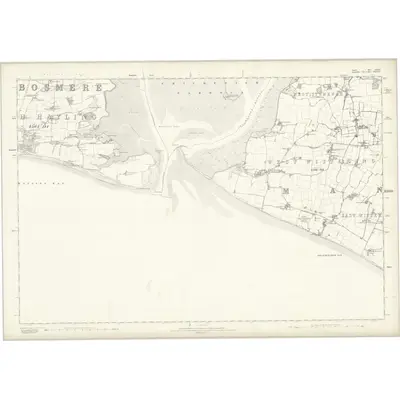 1875 Map of Sussex LXXII, 1879 Print