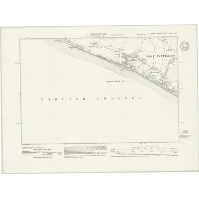 1933 Map of Sussex LXXII.SE