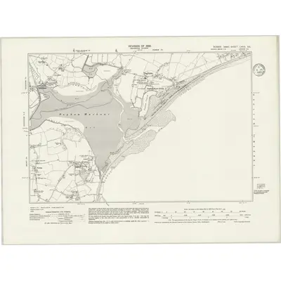1932 Map of Sussex LXXIII.SE, 1935 Print