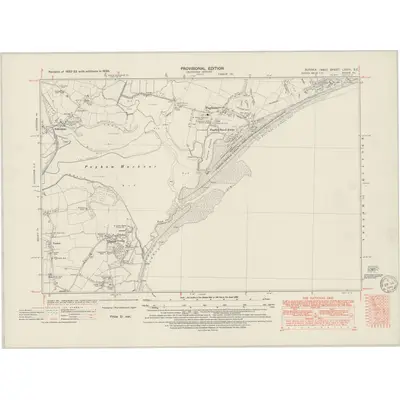 1938 Map of Sussex LXXIII.SE, 1949 Print