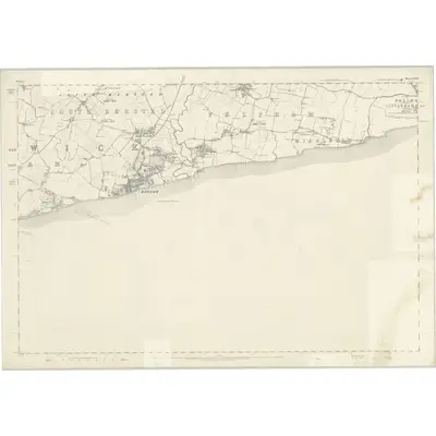 1875 Map of Sussex LXXIV, 1879 Print