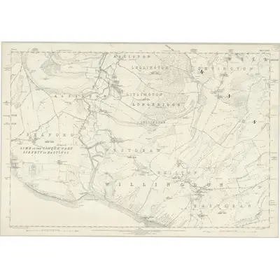 1873 Map of Sussex LXXIX, 1879 Print