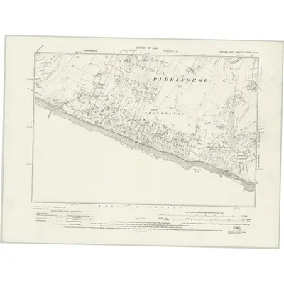 1926 Map of Sussex LXXVIII.NW, 1928 Print