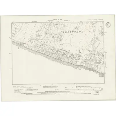 1926 Map of Sussex LXXVIII.NW, 1934 Print