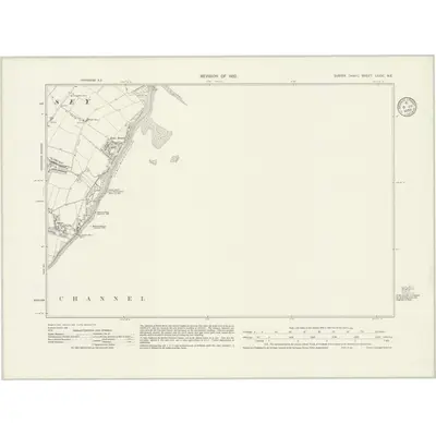 1932 Map of Sussex LXXXI.NE