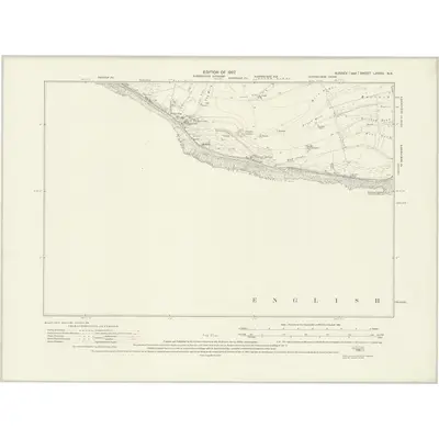 1925 Map of Sussex LXXXII.NE, 1927 Print