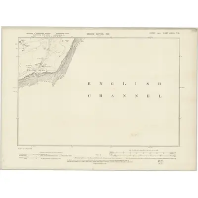 1898 Map of Sussex LXXXIII.NW, 1899 Print