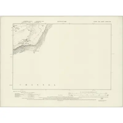 1925 Map of Sussex LXXXIII.NW, 1927 Print