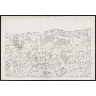 1873 Map of Sussex V, 1878 Print