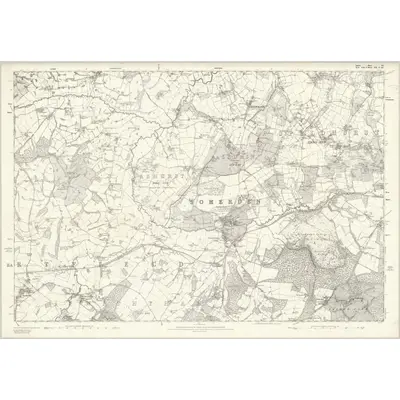 1873 Map of Sussex VI, 1878 Print