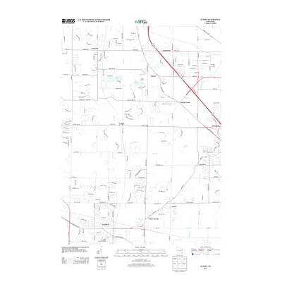 2013 Map of Sussex, 2013 Print