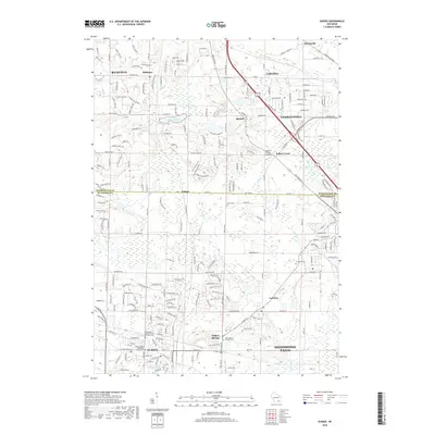 2018 Map of Sussex, 2018 Print