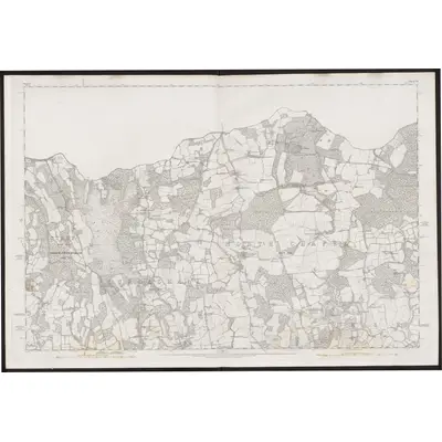 1874 Map of Sussex XI, 1880 Print