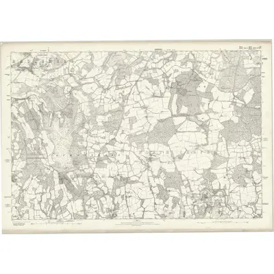1874 Map of Sussex XI, 1880 Print