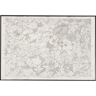 1874 Map of Sussex XLI, 1878 Print