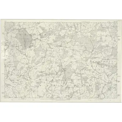 1873 Map of Sussex XLII, 1878 Print