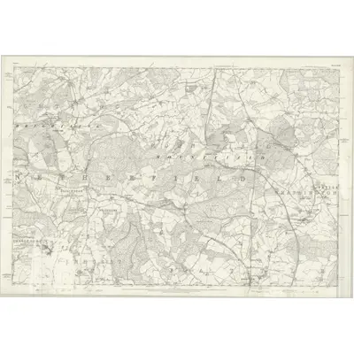1873 Map of Sussex XLIII, 1878 Print