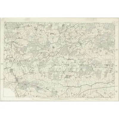 1872 Map of Sussex XLIV, 1878 Print