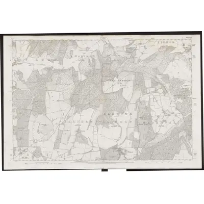 1875 Map of Sussex XLIX, 1880 Print