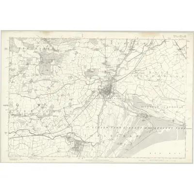 1872 Map of Sussex XLV, 1873 Print
