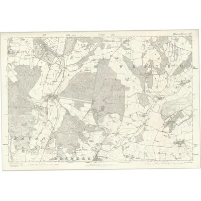 1875 Map of Sussex XLVII, 1880 Print