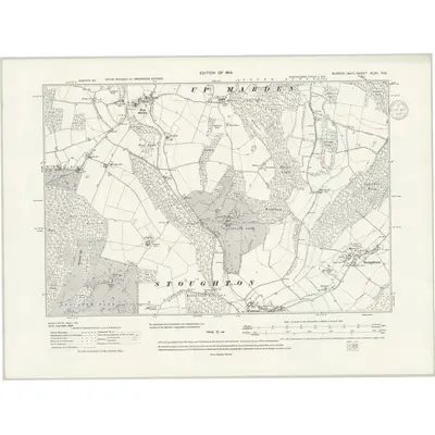 1910 Map of Sussex XLVII.NE, 1939 Print