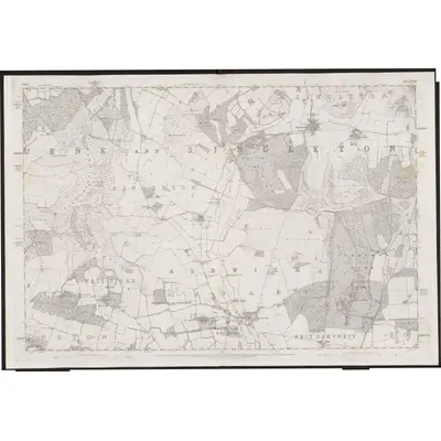 1874 Map of Sussex XLVIII, 1880 Print