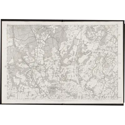 1874 Map of Sussex XV, 1879 Print