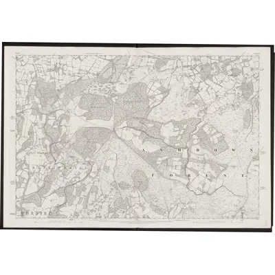 1873 Map of Sussex XVI, 1879 Print