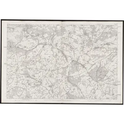 1873 Map of Sussex XVIII, 1878 Print